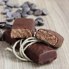 Barrita chocolate preto rica em proteínas -Barre chocolat noir