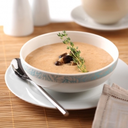 Sopa rica em proteínas cogumelos SG