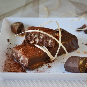 Substituto de refeição barrita trufa chocolate preto - Substitut barre chocolat