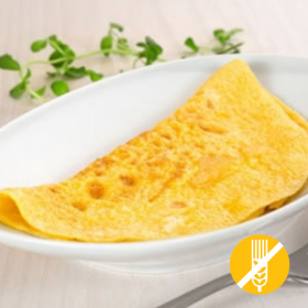 Omelete rica em proteínas de queijo SEM GLÚTEN
