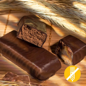 Barrita rica em proteínas de chocolate - Barre au chocolat SEM GLÚTEN