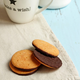 Galletas proteicas de chocolate