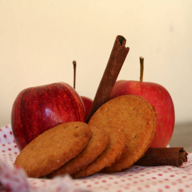 Biscoitos ricos em proteínas Maçã Canela - Biscuits pomme cannelle