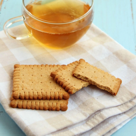 Biscoitos ricos em proteínas tipo bolacha de manteiga - Biscuits petit beurre