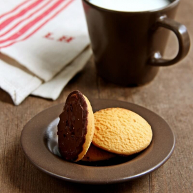 Mini biscoitos proteinados shortbreads baunilha chocolate