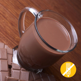 Bebida de chocolate quente intenso - Boisson chocolat intense SEM GLÚTEN