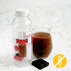 Garrafa batido proteica de chocolate - Milk-shake chocolat SEM GLÚTEN