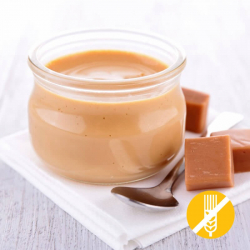 Sobremesa proteinado de caramelo SEM GLÚTEN