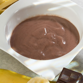 Creme de cereais banana-chocolate - Crème banane choco céréales