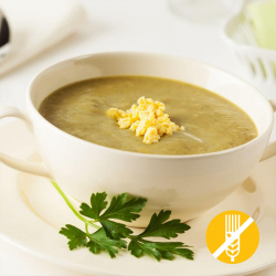 Sopa rica em proteínas de legumes caseira SEM GLÚTEN
