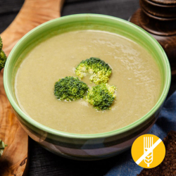 Sopa rica em proteínas com Brócolos SEM GLÚTEN