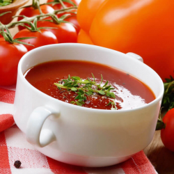 Sopa rica em proteínas Tomates piquante SG