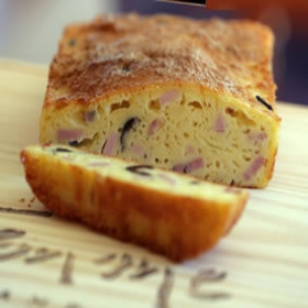 Pastel de Aceitunas Hiperproteico - Cake aux Olives Hyperprotéiné