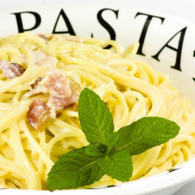 Base pâtes hyperprotéinées à la carbonara