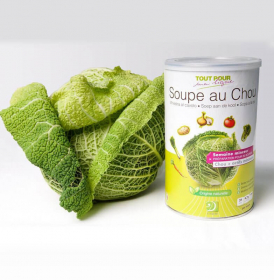Sopa com couve e Ativos Dietéticos