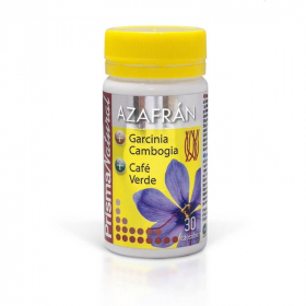 Azafran + Garcinia + Café Verde 685mg - Suplemento alimentar 30 cápsulas