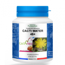 Cacti Water 45+ 120 cápsulas de 626 mg Suplemento Alimentar 