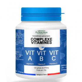 Complexo vitaminas e minerais 120 cápsulas de 475 mg suplemento alimentar
